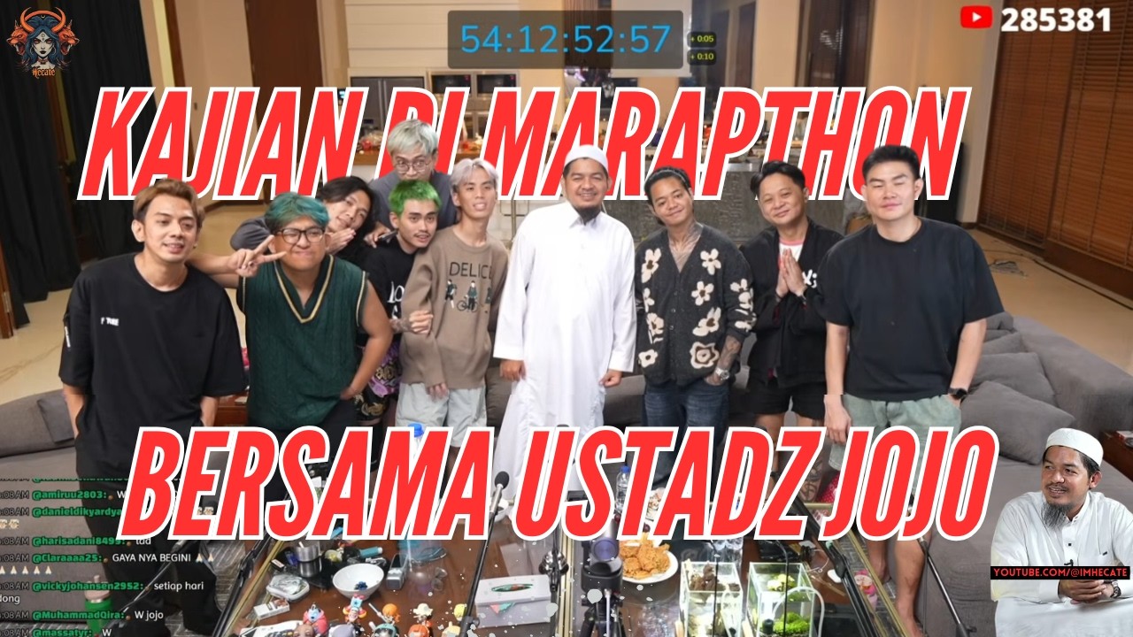FULL SAHUR BERSAMA USTADZ  JOJO DI MARAPTHON !!!