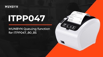 MUNBYN Queuing function for ITPP047_80_85
