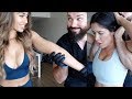 We got our bones CRACKED before Glutes Workout | LOUD Full-Body Chiropractic Adjustment