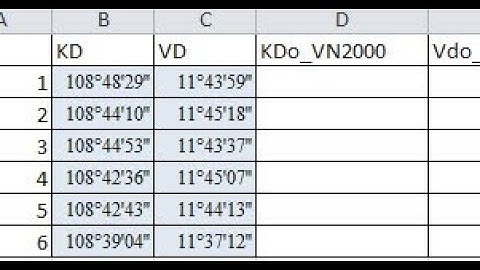 HƯỚNG DẪN CÁCH VIẾT ĐỘ PHÚT GIÂY TRONG EXCEL
