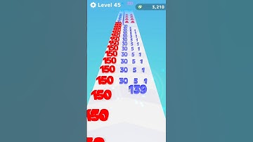 2024 Level 45 Number Master 3d. very cool and gnarly hyper casual games. #stmkgaming #shorts #gaming