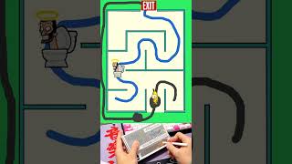 Banana Baldi VS Skibidi toilet in Ohio maze #08032