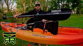 TARPON 120, BEST (Affordable) Fishing  KAYAK‼ [ RIGGING and ON THE WATER footage ]