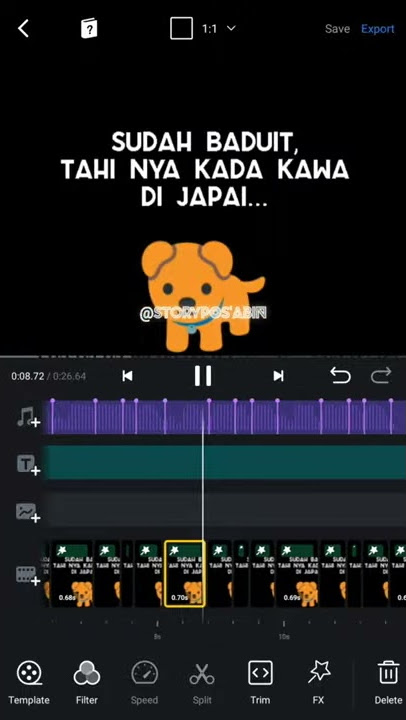 Story WA | bahasa banjar | aplikasi by VN