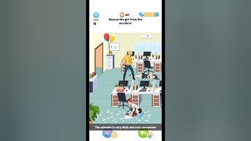 Annoying Puzzle Game 2 - Level 4 - Rescue the Girl from the murderer.