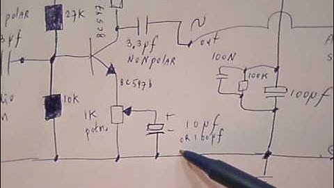 1 transistor (BC 547 b) always working audio (pre) amplifier 20 Hz up to 20 kHz