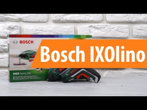 Распаковка шуруповерта Bosch IXOlino / Unboxing Bosch IXOlino