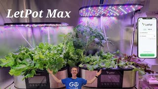 The Most Advanced Table Top Hydroponic System. Letpot Max - Review Better than Aerogarden Bounty ?