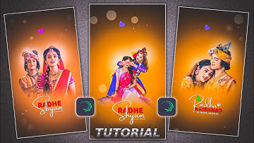 New viral reels radhakrishana status tutorial | Alightmotion | Technical Mahatma