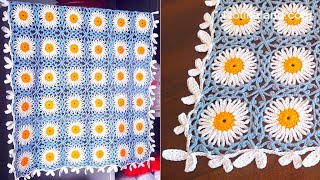 CROCHET EASY Crochet Granny Square Motif #4 Border