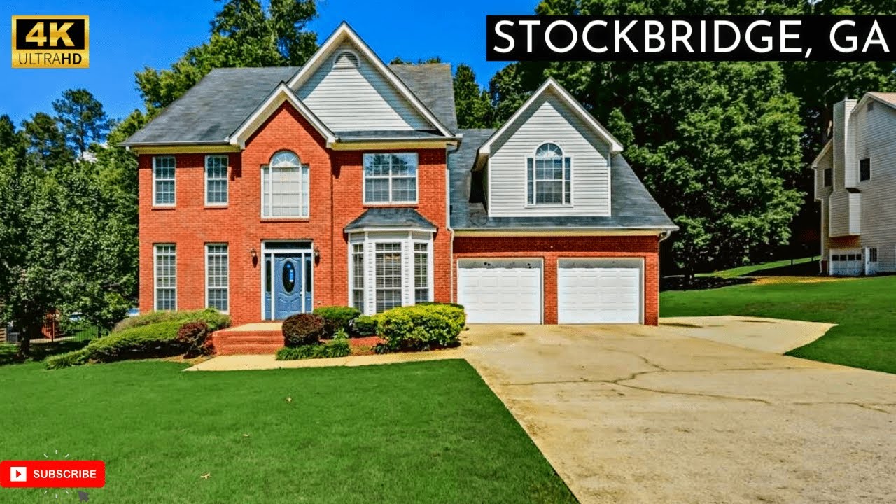 Home for Sale in Stockbridge, GA 4 Bed, 2.5 Bath NO HOA NICE LOT