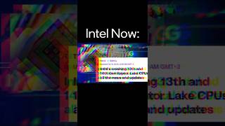 Intel Now 😭💔🥀 vs Intel Back Then 🔥🥶❤️🩹 #cpu #edit #intel #pentium #gen2core #core2duo #nowvsthen