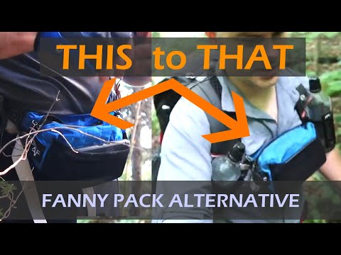 Turn Your Fanny Pack into a Chest Pack! Backpacking Gear Hack
