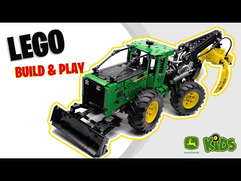 LEGO Build and Play Stop Motion!  🚜  | John Deere Kids