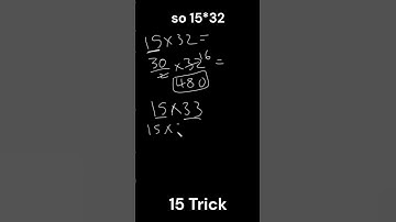 How to multiply any number by 15 (FAST) #shorts