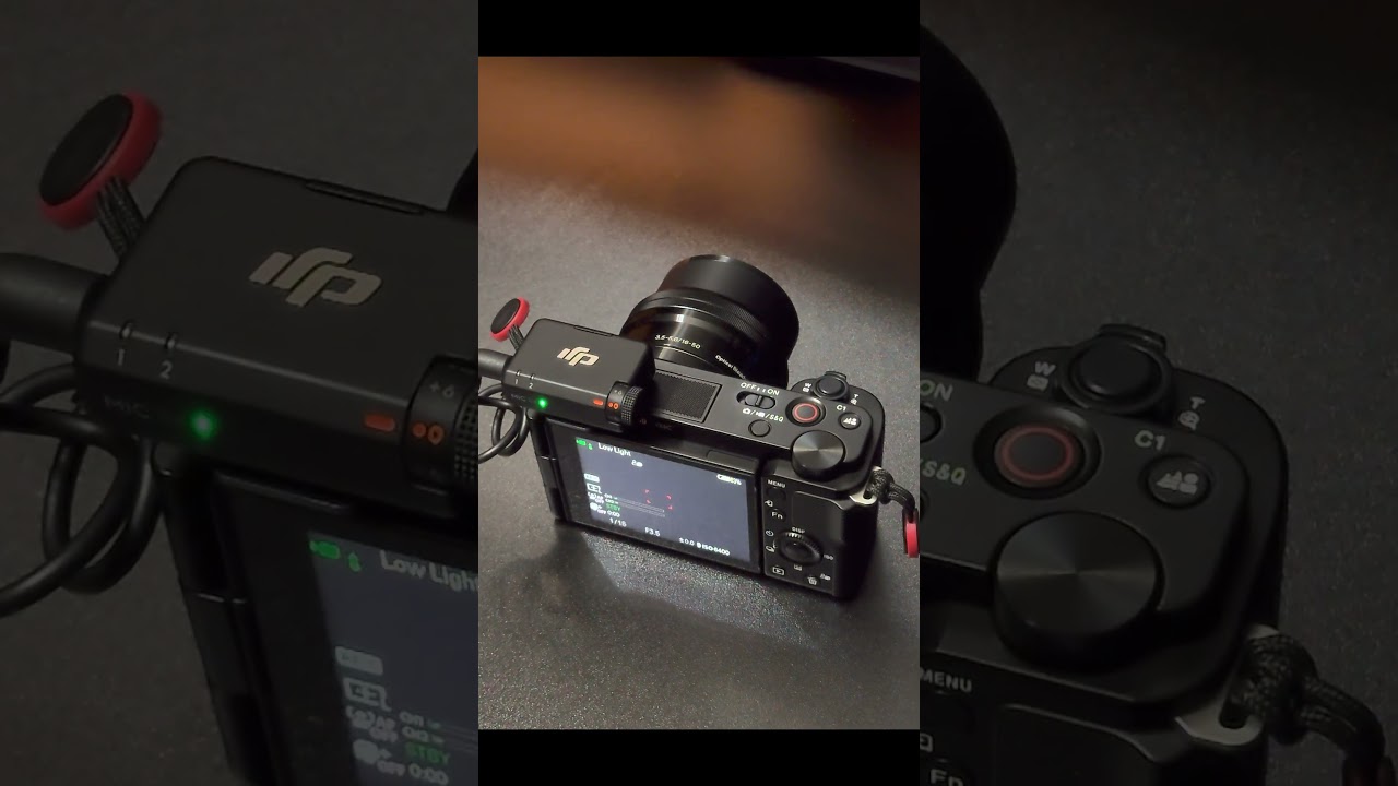 DJI Mic Mini on Camera 