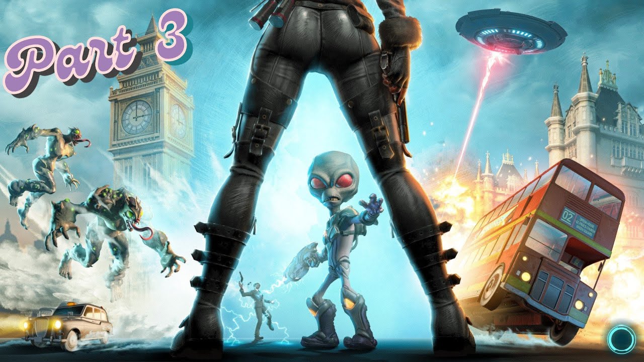 Destroy All Humans! 2 Reprobed - 100% Walkthrough (No Commentary) - Part 3