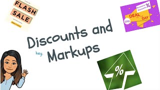 Discounts and Markups
