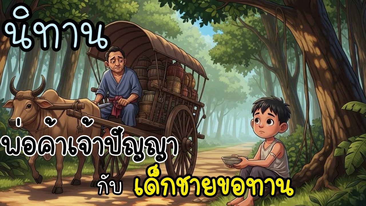 นิทาน 🌟 พ่อค้าเจ้าปัญญากับเด็กชายขอทาน 🌟 #นิทาน #นิทานพื้นบ้าน #นิทานก่อนนอน #นิทานสั้น #นิทานสอนใจ 