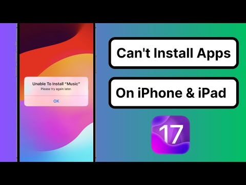 Unable to Install Apps on iphone problem || Unable to Install Apps ...