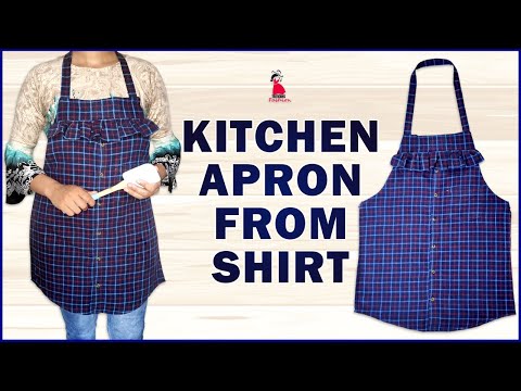 Video: Van Een Herenoverhemd Naaien We Een Keukenschort
