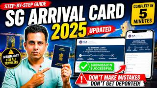 How to Fill Singapore SG Arrival Card 2025 | Step-by-Step Guide | Complete Online Tutorial