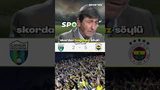 Ridvan Di̇lmen Önemli̇ Olan Havlu Atmamak - Fenerbahçe Çok Başka Bi̇r Yere Geldi̇