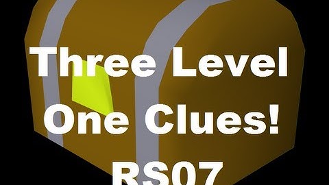 Are clues good? Level 1 Treasure Trails! Opening Caskets and Showing one full clue scroll run!
