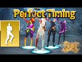 Perfect timing fortnite emotes compilation 2023  starlit real slim shady cupids arrow