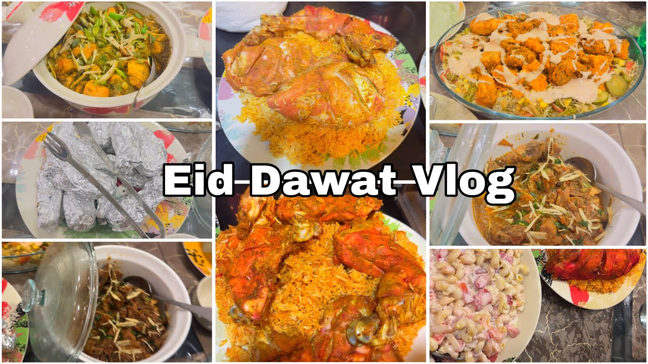 Eid Dawat Vlog/ 10 Dishes/ Homemade/ Cooking