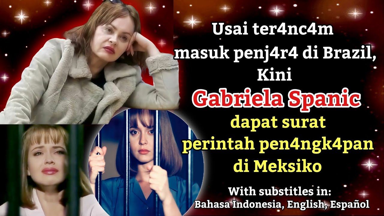 Usai ter4nc4m masuk penj4r4 di Brazil, kini Gaby Spanic dapat surat perintah pen4ngk4pan di Meksiko 