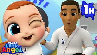 karate song little angel 1 hour moonbug kids fun stories