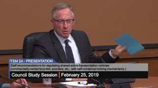 Council Study Session - 2/25/2019