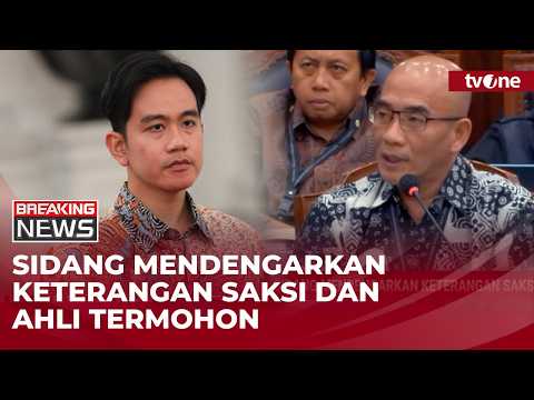 Mantan Ketua KPU Beri Kesaksian di Sidang Pembuktian Gibran | Breaking News