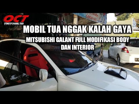 MITSUBISHI GALANT MODIFIKASI  BODY DAN INTERIOR 