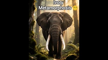 Ivory Metamorphosis Transformation 😵‍💫 #shorts #viral #transformation #magic #trending