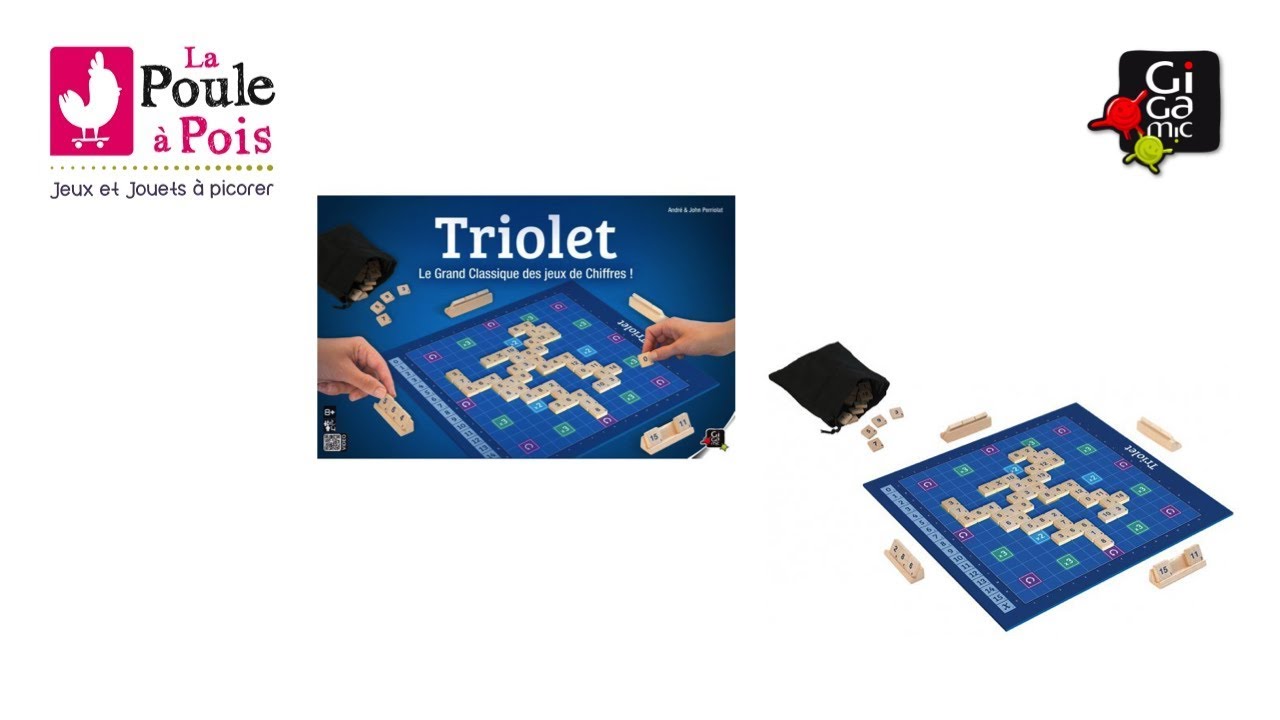 Triolet - Jeu de chiffres - Gigamic - lapouleapois.fr - YouTube