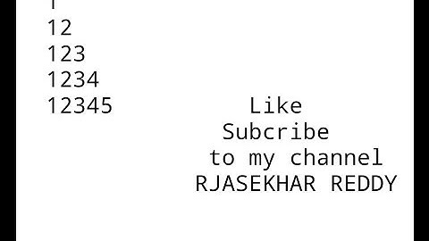 C Practical and Assignment Programs-Pattern Printing 2 ! pattern programs in c Language