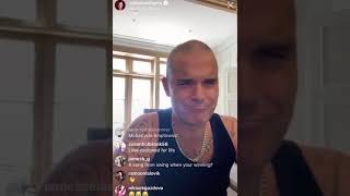 Robbie Williams singing Manic Street Preachers&#39; Motorcycle Emptiness on Instagram