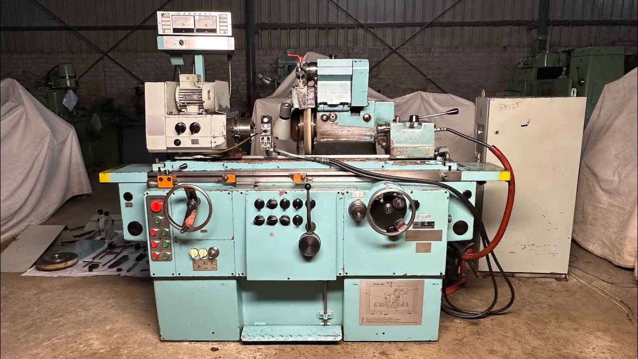 Universal Cylindrical Grinder TOS BHU 25 650 mm Job Length YouTube