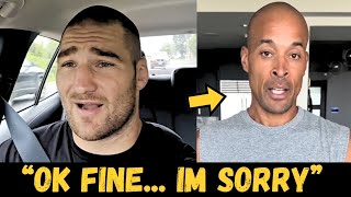 Famous Sean Strickland Apologizes To David Goggins After Fans Go After Him... Wealth
