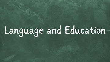 Language and Education
