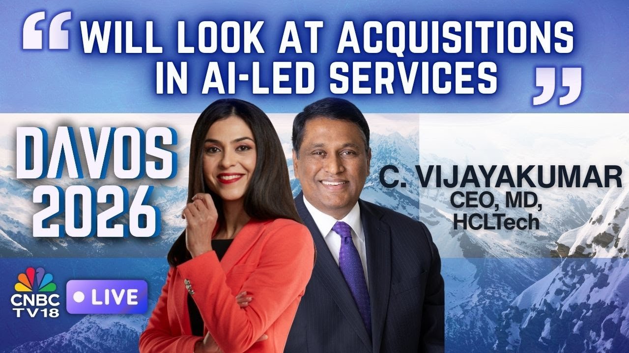 Davos World Economic Forum 2026 LIVE | HCLTech Showcases Cutting-Edge Physical AI Capabilities |N18L