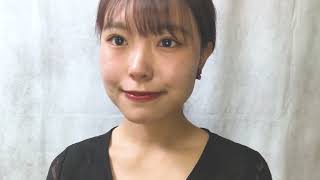 イヤリング ラインストーン ピンク スクエア 103405