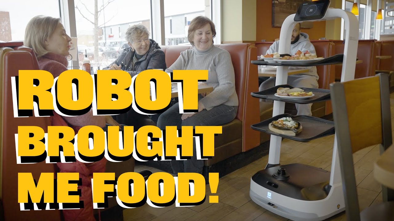 Robot in the Restaurant Denny's Newest Robotic Server Revolutionizing