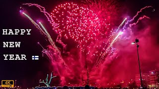 Helsinki New Year Celebration Fireworks, Finland [4K]