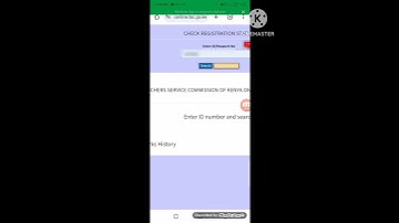 How to check tsc number registration status on mobile phone