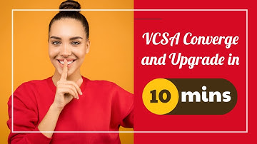 vSphere 7.0 - VCSA Converge and Upgrade 7.0 #vCenterUpgrade #vSphere #Virtualization