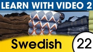 Learn Swedish with Pictures and Video - Get Dressed — and Undressed — with Swedish