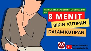 CARA KUTIPAN DALAM KUTIPAN PADA SKRIPSI #skripsi